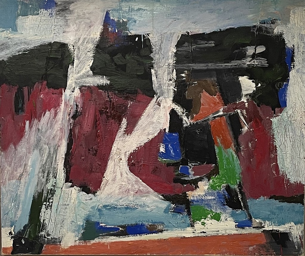 Melville  Price, Untitled (from the Black Warriors Series), c. 1961
Oil on canvas, 34 x 40 in.
PRI002
&bull;