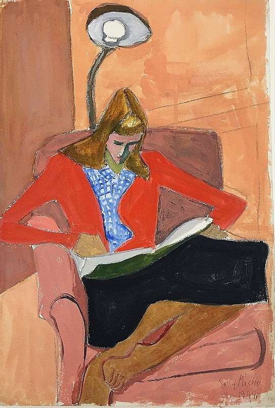 Sally Michel Avery, Homeword, 1949
Gouache on paper, 29 1/2 x 22 3/4 in.
AVE001