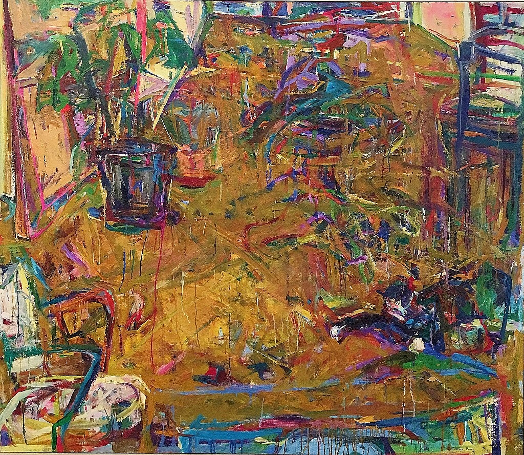 Diana  Kurz, Interior, 1966
Oil on canvas, 62 x 72 in.
KUR005