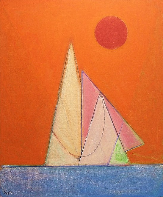 Paul Resika:  Boats and Sails - Installation View