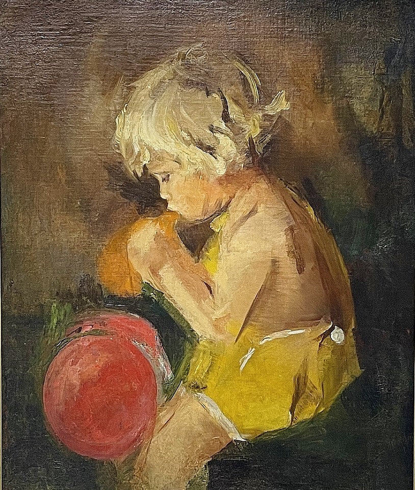 Margery Austen  Ryerson, Boy Blowing Balloons, c. 1920
Oil on canvas, 23 1/2 x 19 5/8 in.
RYE001