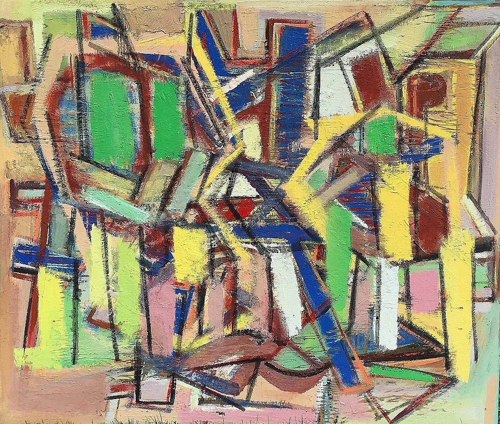 Ben Wilson, Kaleidoscope, 1992
Oil on board, 42 x 48 in.
WIL003