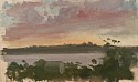 Paul Resika, Sunset, Chilmark, Martha's Vineyard
1963, Oil on board