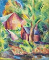 Konrad Cramer, The Red Barn
c. 1919, Oil on board