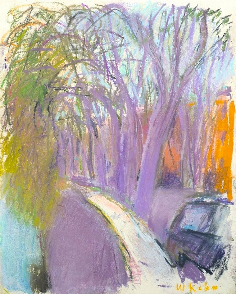 Wolf Kahn, Riverside Drive, New York, c. 1970
Pastel on paper
KAH002
