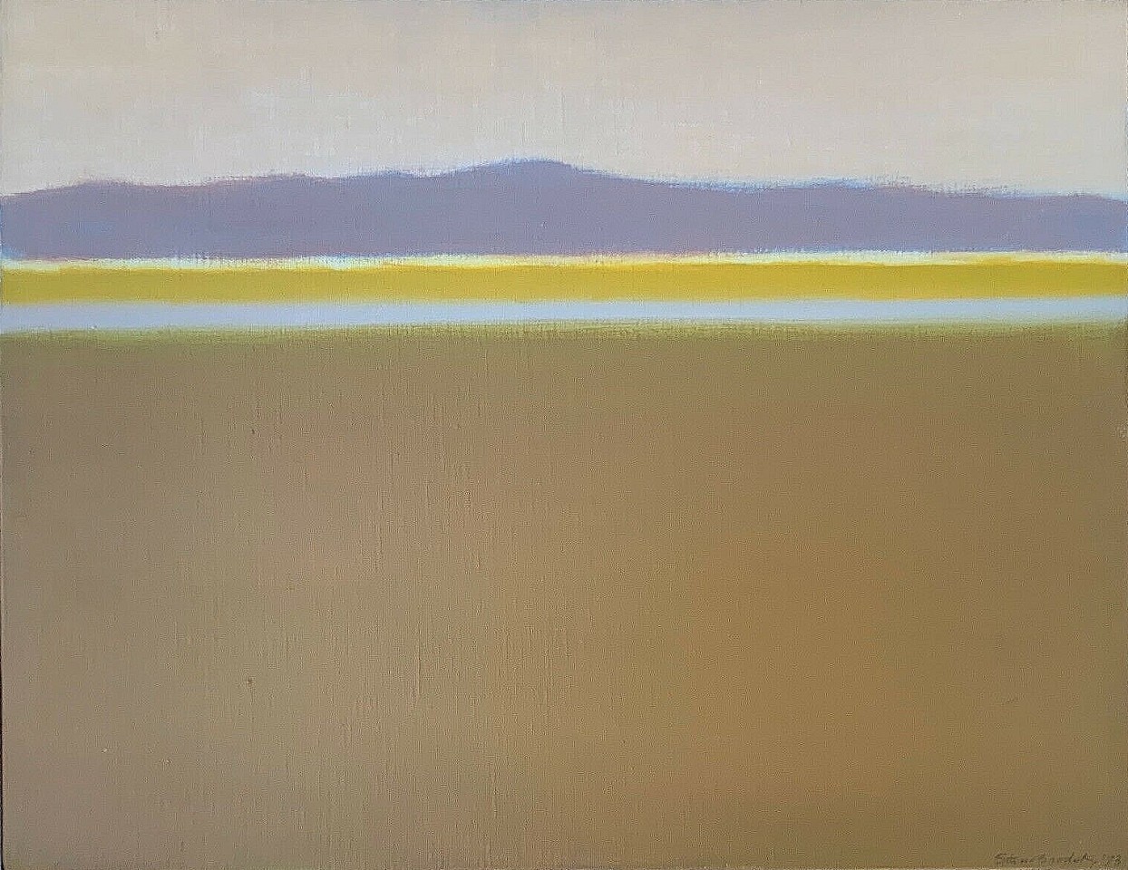 Stan Brodsky, Near Taos, 1973
Oil on canvas, 14 x 18 in.
BRO006