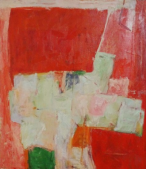 Diana  Kurz, Red and White, c. 1960-1961
Oil on canvas, 32 x 28 in.
KUR008