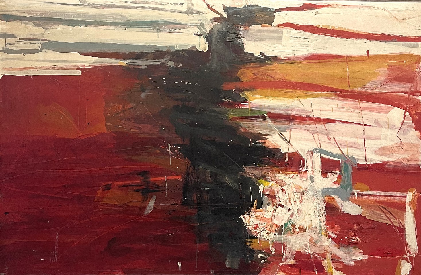 Robert S.  Neuman, Red Horizon, 1958-1959
Oil on canvas, 45 x 69 1/2 in.
NEU021