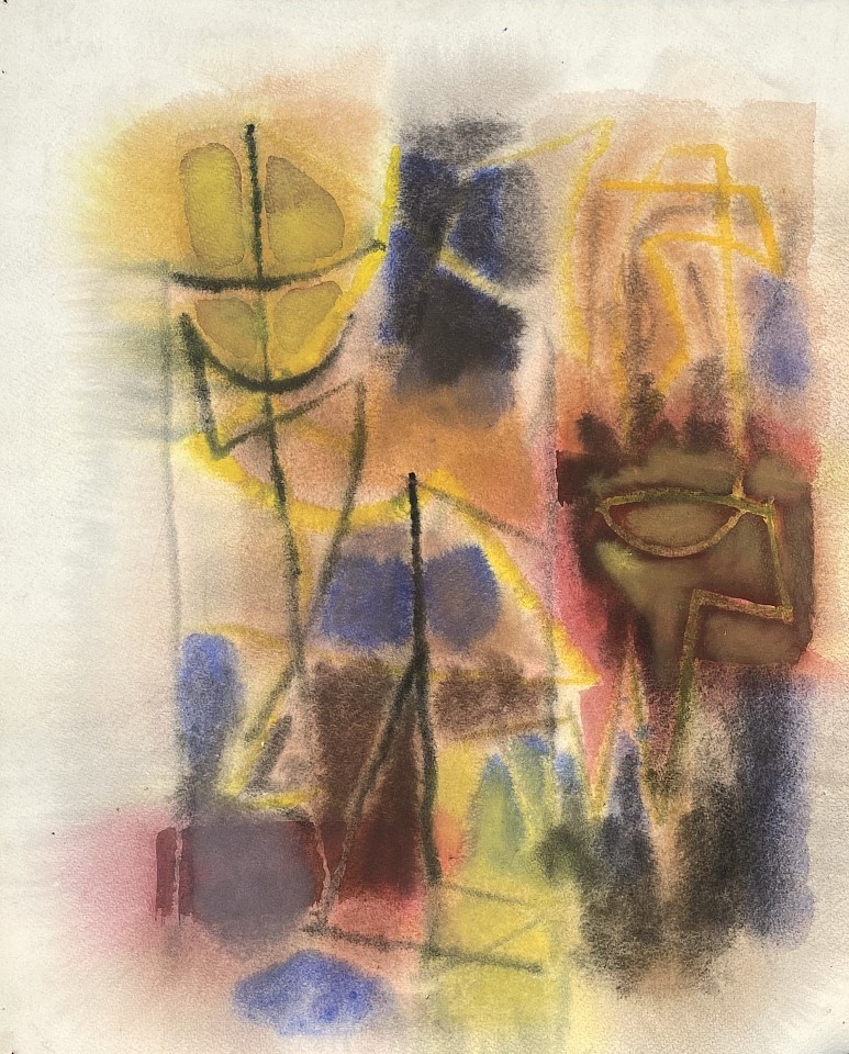 Fred  Mitchell, Untitled, c. 1947
Pastel on paper, 18 3/4 x 15 1/4 in.
MIT007