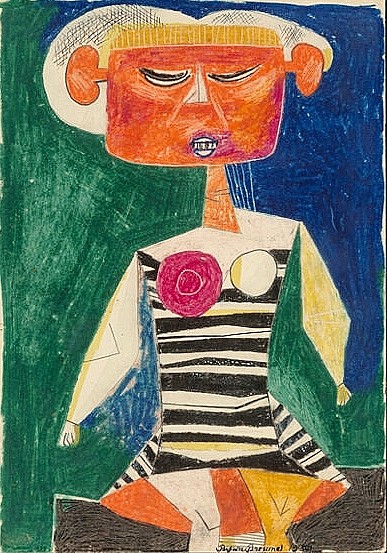 Byron  Browne, Seated Woman, 1936
Mixed media on paper, 17 3/4 x 12 1/2 in.
BROW001