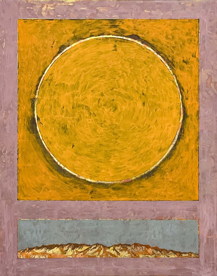 Paul Brach, Range # 1, 1977
Oil and gold leaf on masonite, 30 x 23 1/2 in.
BRA001