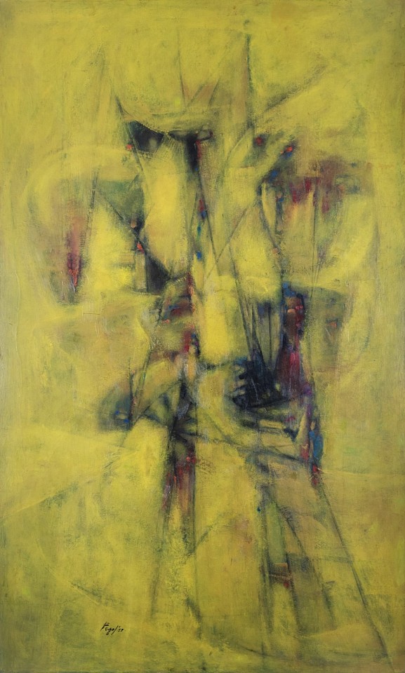 Seymour Fogel, Spirit Messanger, 1957
Oil on board, 80 x 48 in.
FOG007