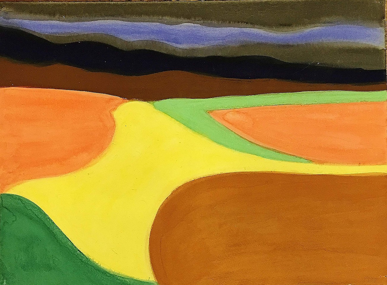 David Hayes, Spring Pattern, 1997
Pastel on paper, 22 x 30 in.
HAY004