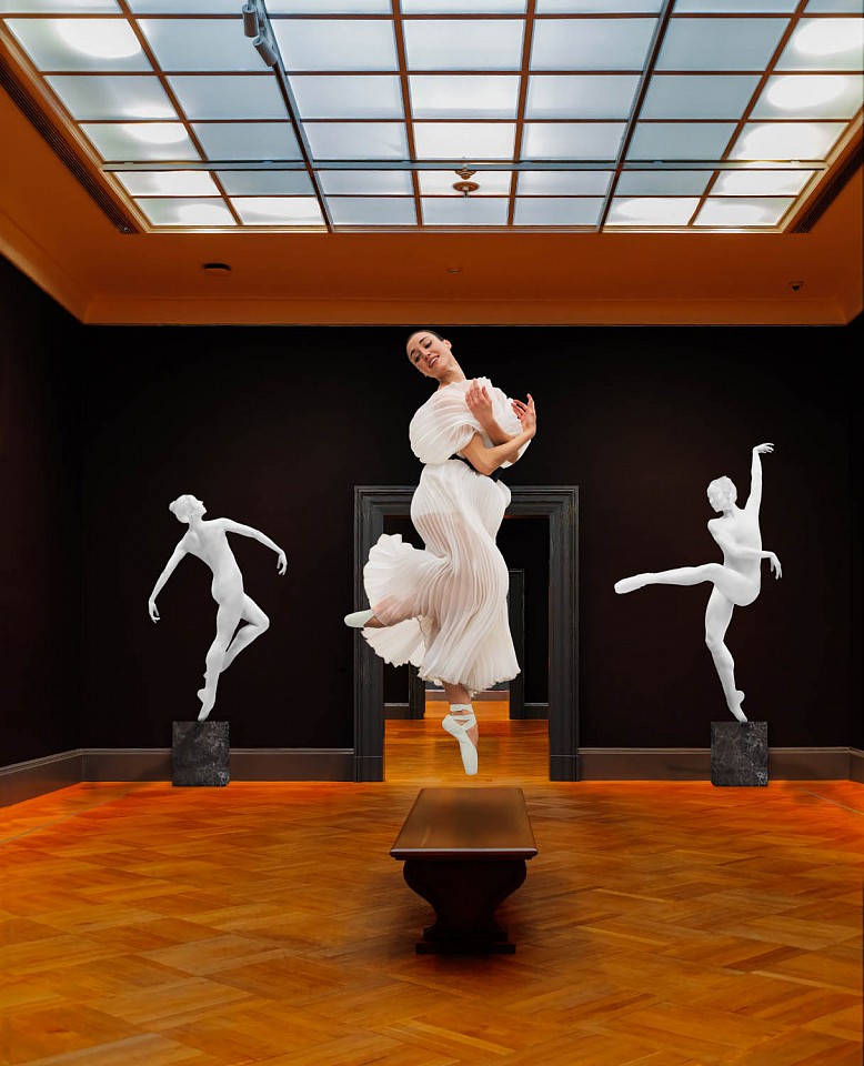 Howard  Schatz, Dance Study 1610:  Dancers in the Museum, 2024
49 x 40 in.
SCH067