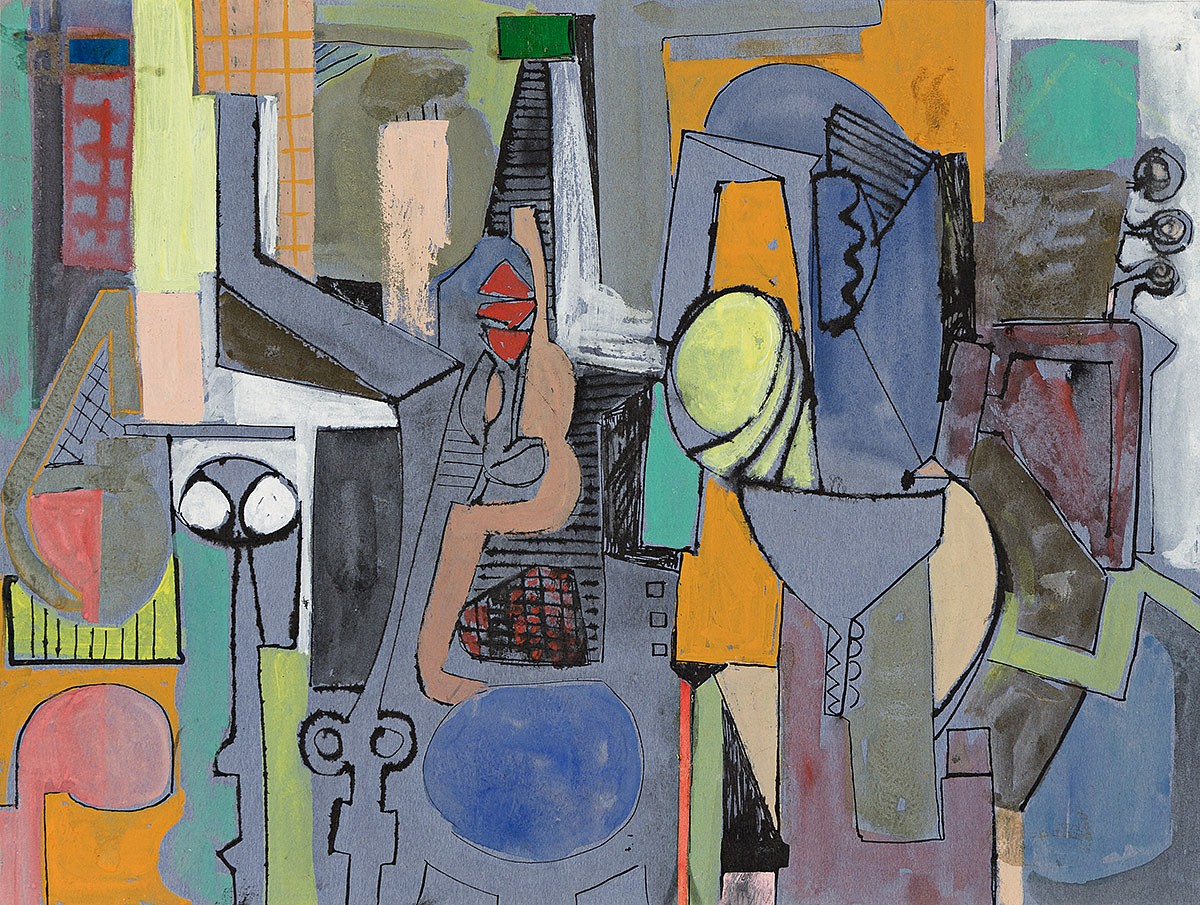 Judith Rothschild, Untitled, c. 1945
Mixed media on paper, 9 x 12 in.
ROT005