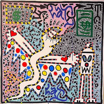 Angel Ortiz (AKA LAII) -&nbsp;Snake Eyes, 2018