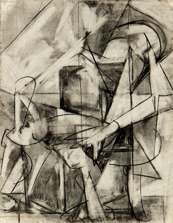 Margaret Trumbull Jennings, Untitled, c. 1935
Charcoal on paper, 25 x 19 in.
JEN003