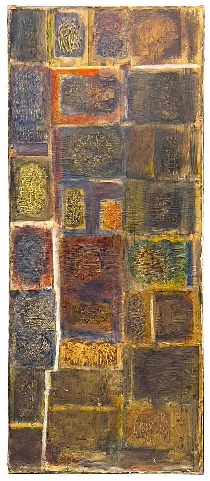 Martha McKay, Untitled, c. 1955
Mixed media collage on canvas, 77 x 33 1/2 in.
MCK006