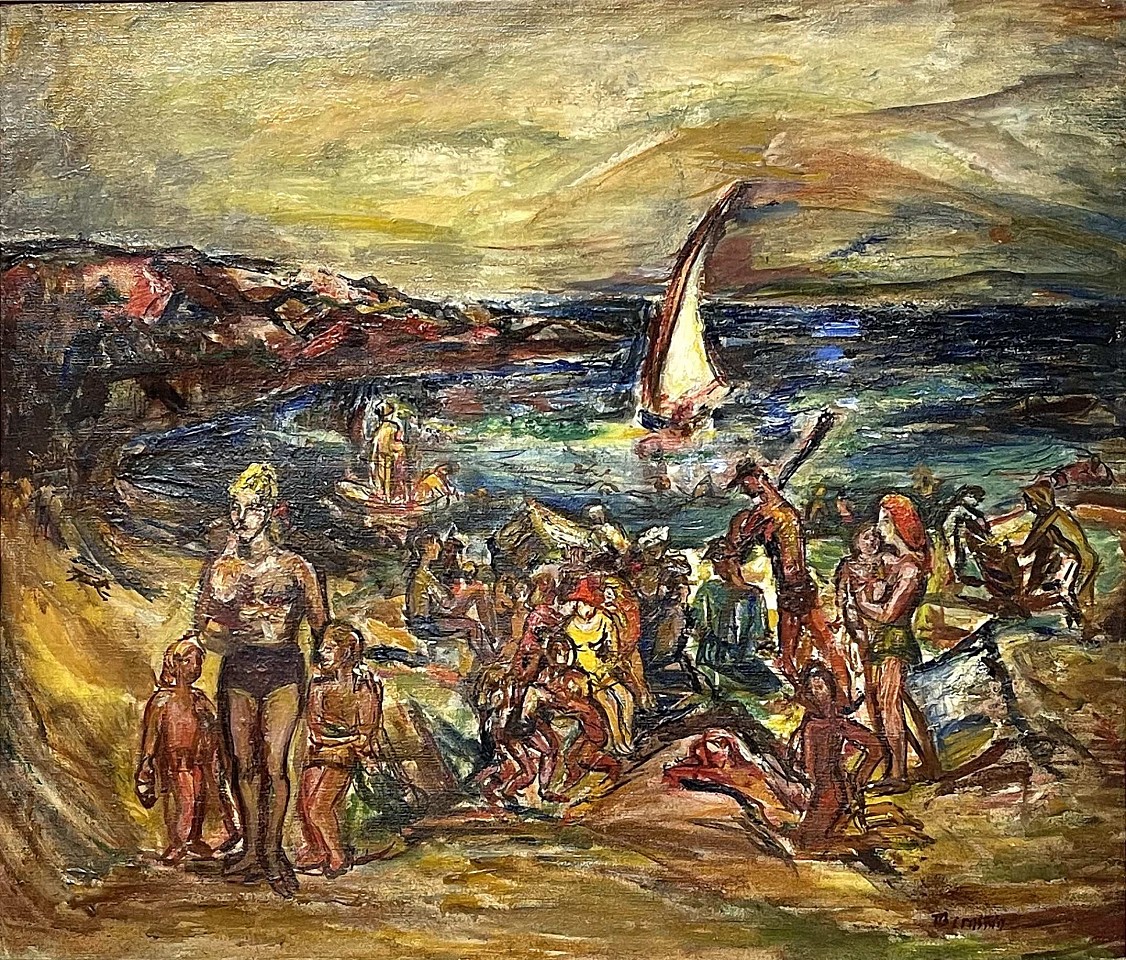 Theresa  Bernstein, Bathers at Folly Cove, 1925
Oil on canvas, 23 x 26 1/2 in.
BER001