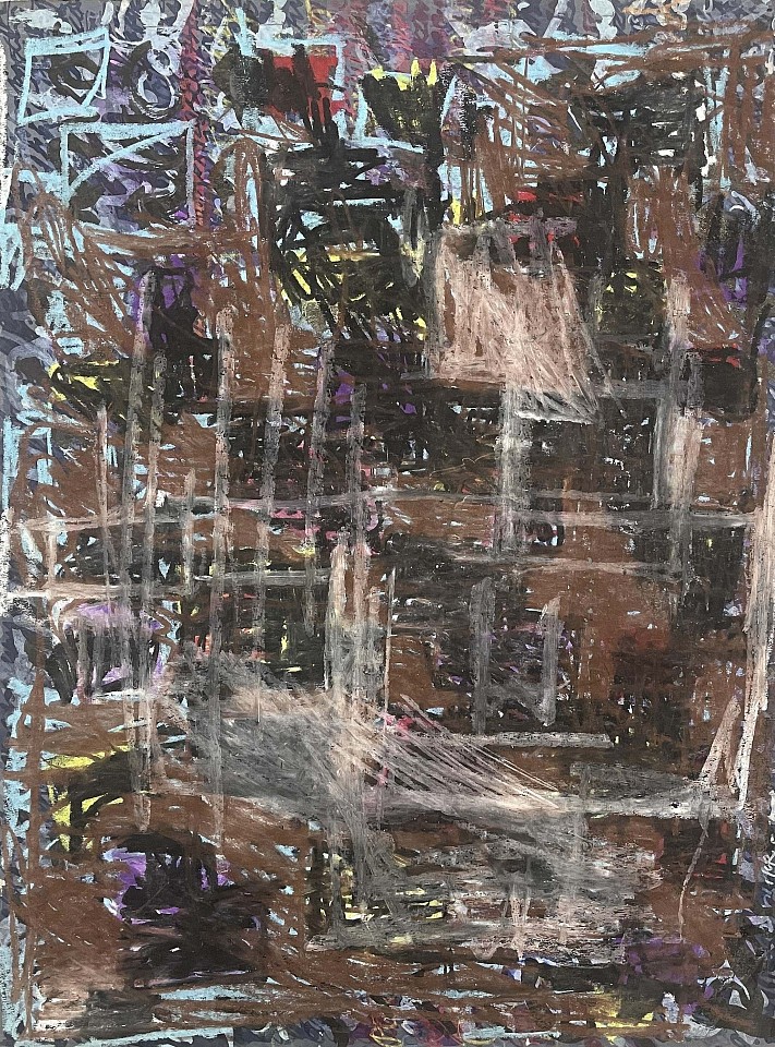 Beverly Brodsky, Tenement Storm, c. 1965
Pastel on paper, 25 x 19 in.
BROD020