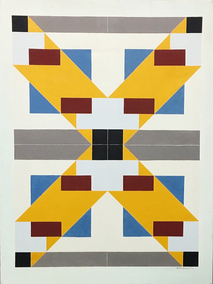 Gerald Johnson, Untitled, c. 1975
Acrylic on canvas, 52 x 44 in.
JOH014