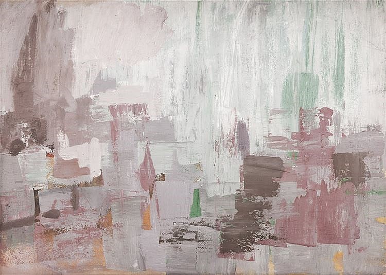 Morris Shulman, Untitled, c. 1958
casein on paper, 22 1/2 x 30 in.
SHU011