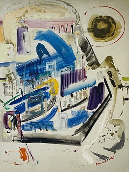 Ann Cole Phillips -&nbsp;Sunset Over New York City, c. 1964