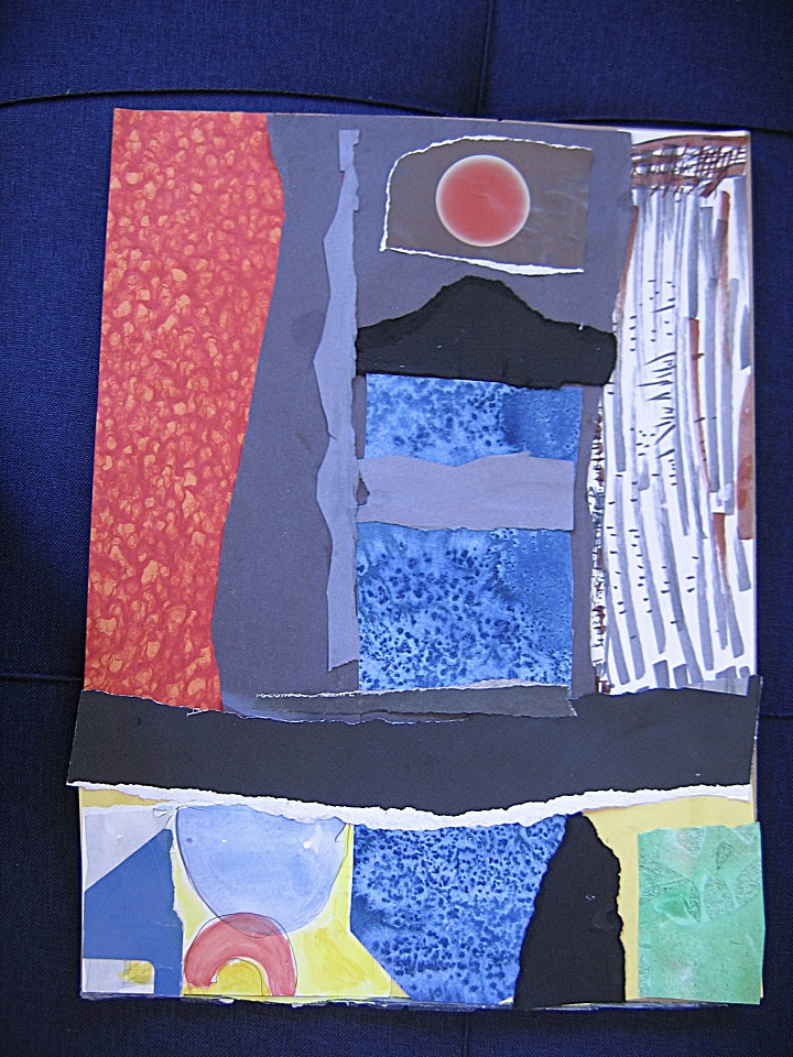 Beverly Brodsky, Red Moon Over Sapporo, 2010
Mixed media collage on paper, 14 x 10 in.
BROD031