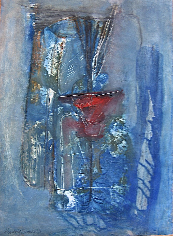 Beverly Brodsky, Berlin Series:  Talisman, 1990
Oil on paper, 26 x 18 3/4 in.
BROD051