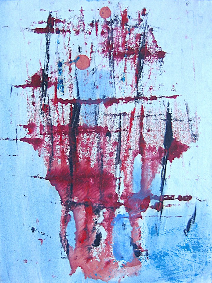 Beverly Brodsky, Berlin Series:  Torn Mast, 1990
Oil on paper, 15 1/4 x 11 3/4 in.
BROD060