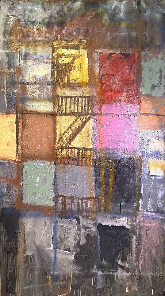 Gandy Brodie, Untitled, Tenement, 1965
Oil on canvas, 84 x 50 in.