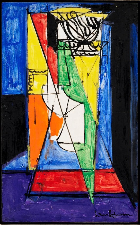 Hans  Hofmann, Untitled, 1935
Casein on board, 23 3/4 x 14 7/8 in.
HOFM