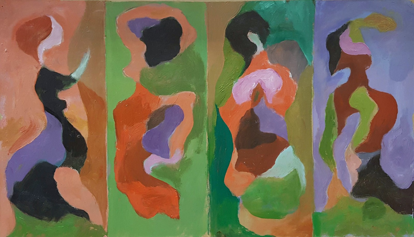 Rex Ashlock, Cracker Box Nude Series 1, 1970
Oil on board, 10 x 17 in.
ASHL004