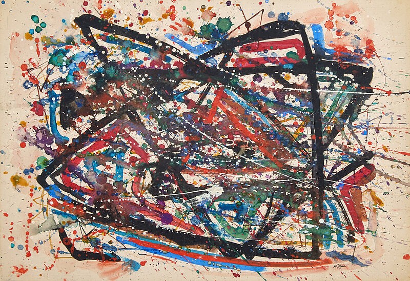 Anne  Ryan, Untitled, c. 1948
Mixed media on paper, 10 1/2 x 14 3/4 in.
RYAN002