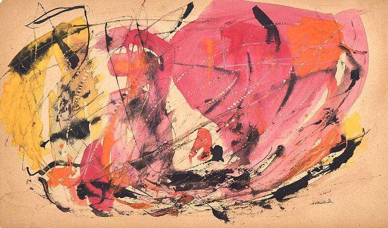 Anne  Ryan, Untitled, c. 1948
Mixed media on paper, 10 1/2 x 19 in.
RYAN001