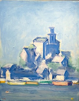 Paul Resika -&nbsp;Blue Town, 1993