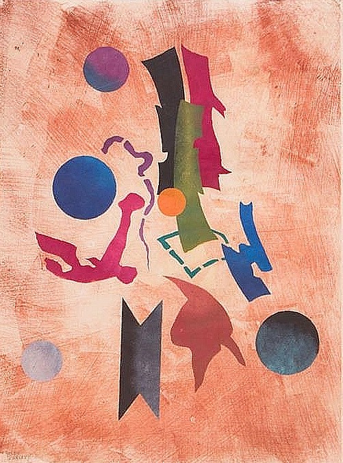 Rolph Scarlett, Untitled, c. 1940
Oil on paper, 23 1/4 x 17 1/4 in.
SCAR013