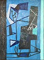 Louis Schanker, Blue Abstraction
1932, Oil on canvas