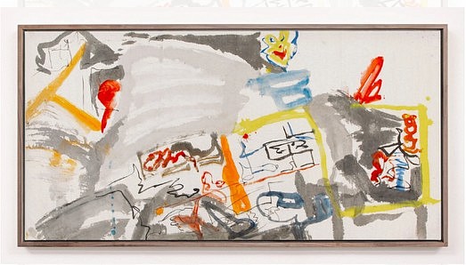 Vivian Springford, Untitled, c. 1962-1963
Mixed media on Mulberry paper laid to canvas, 24 1/2 x 47 in.
SPRI032