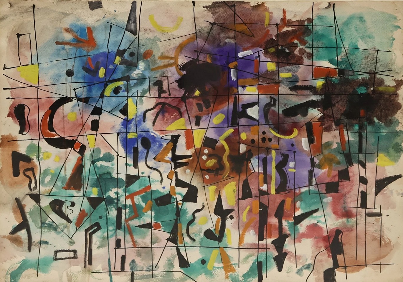 Irving George Lehman, Untitled, Line Abstraction, c. 1935
22 x 30 in.
LEHM003