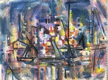 Irving George Lehman -&nbsp;Untitled, Sailboats, c. 1935
