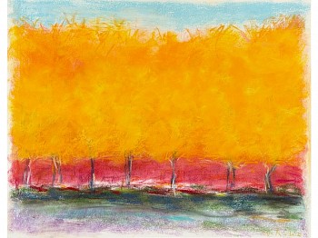 Wolf Kahn -&nbsp;Autumn Screen Pastel, c. 2000
