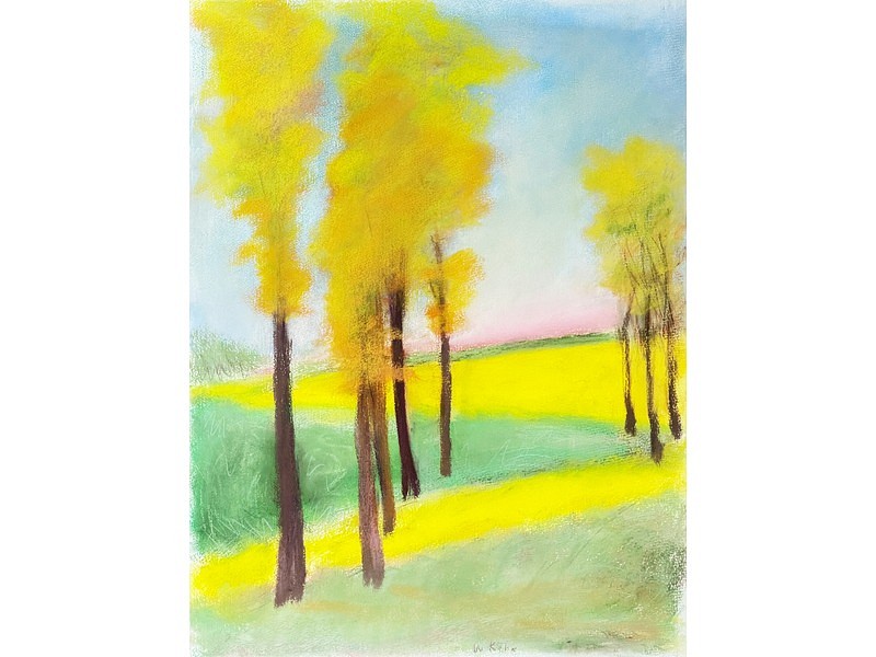 Wolf Kahn, End of the Tow Path, c. 2000
Pastel on paper, 29 x 22 1/2 in.
KAHN014